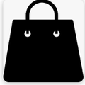 SSJ3 black bag with two top handles and a structured design